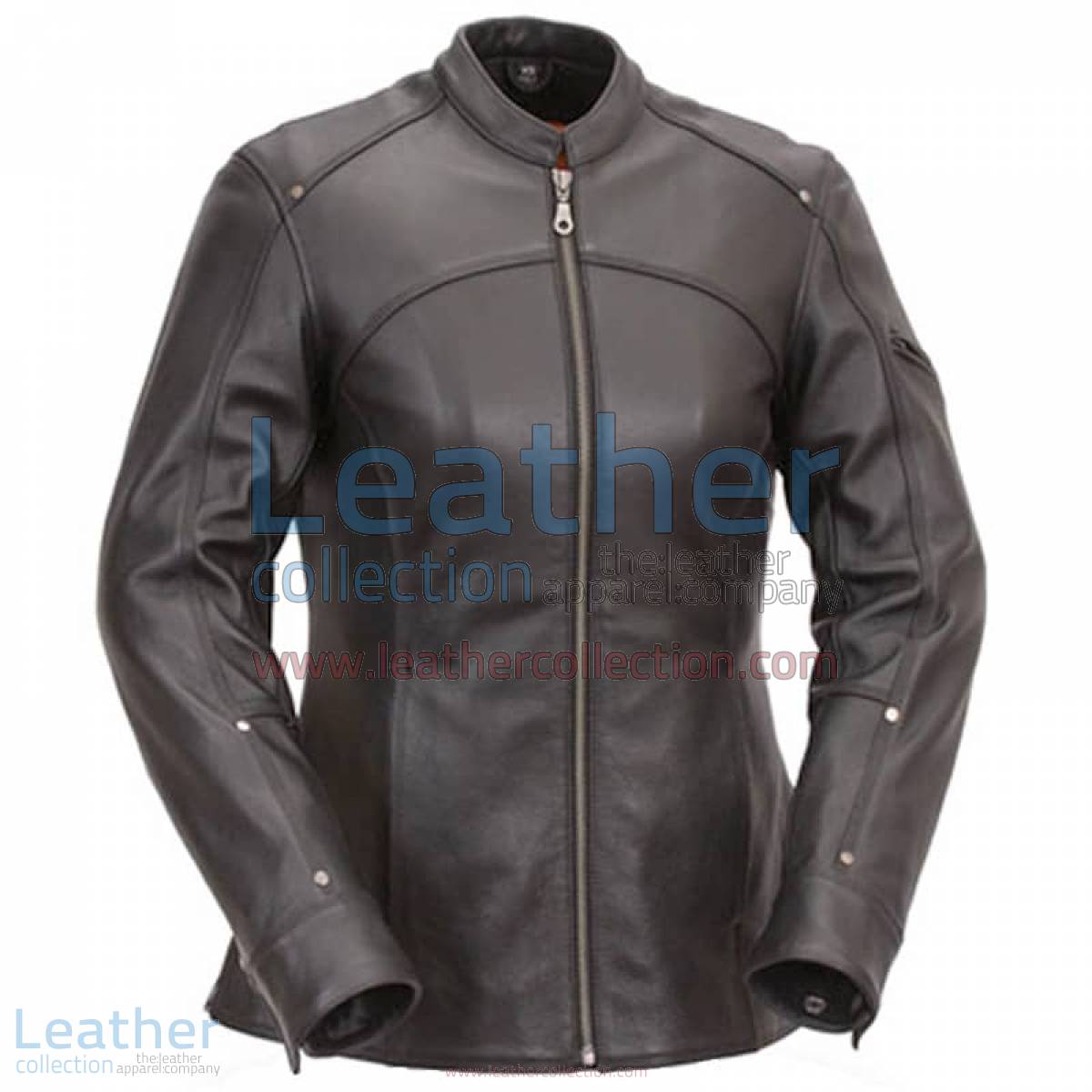 3/4 Length Touring Motorcycle Leather Jacket | 3/4 length jacket