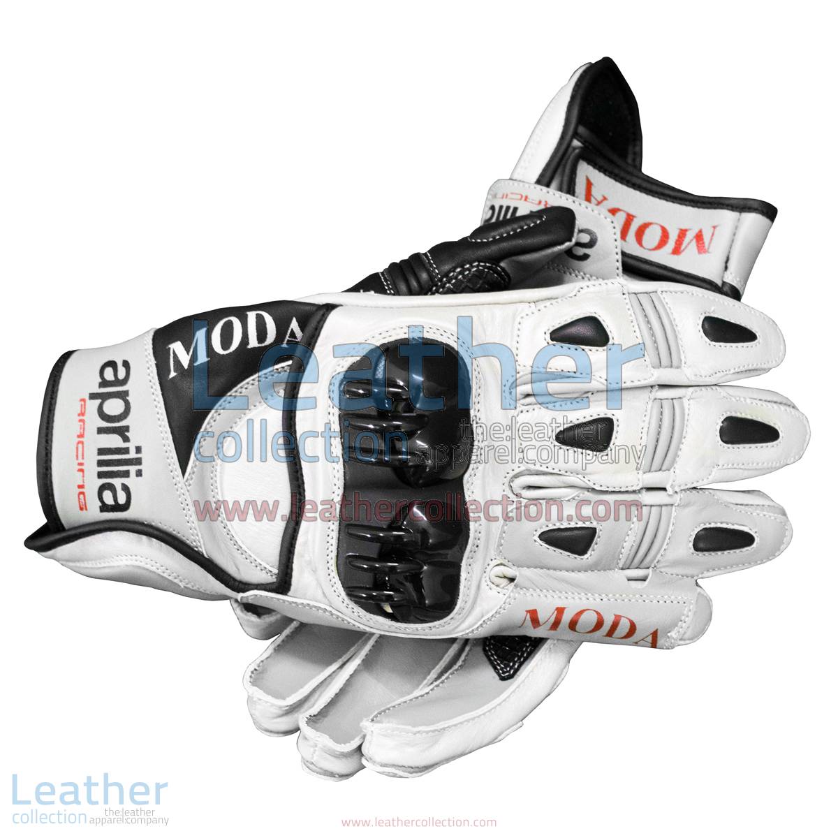 Aprilia Short Leather Riding Gloves | leather riding gloves