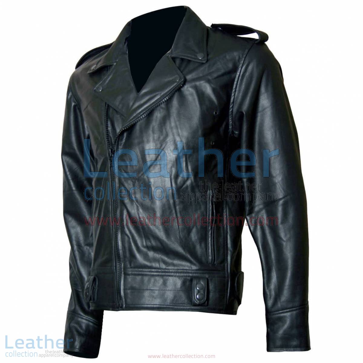 Biker Boyz Smoke Biker Black Leather Jacket | black leather jacket