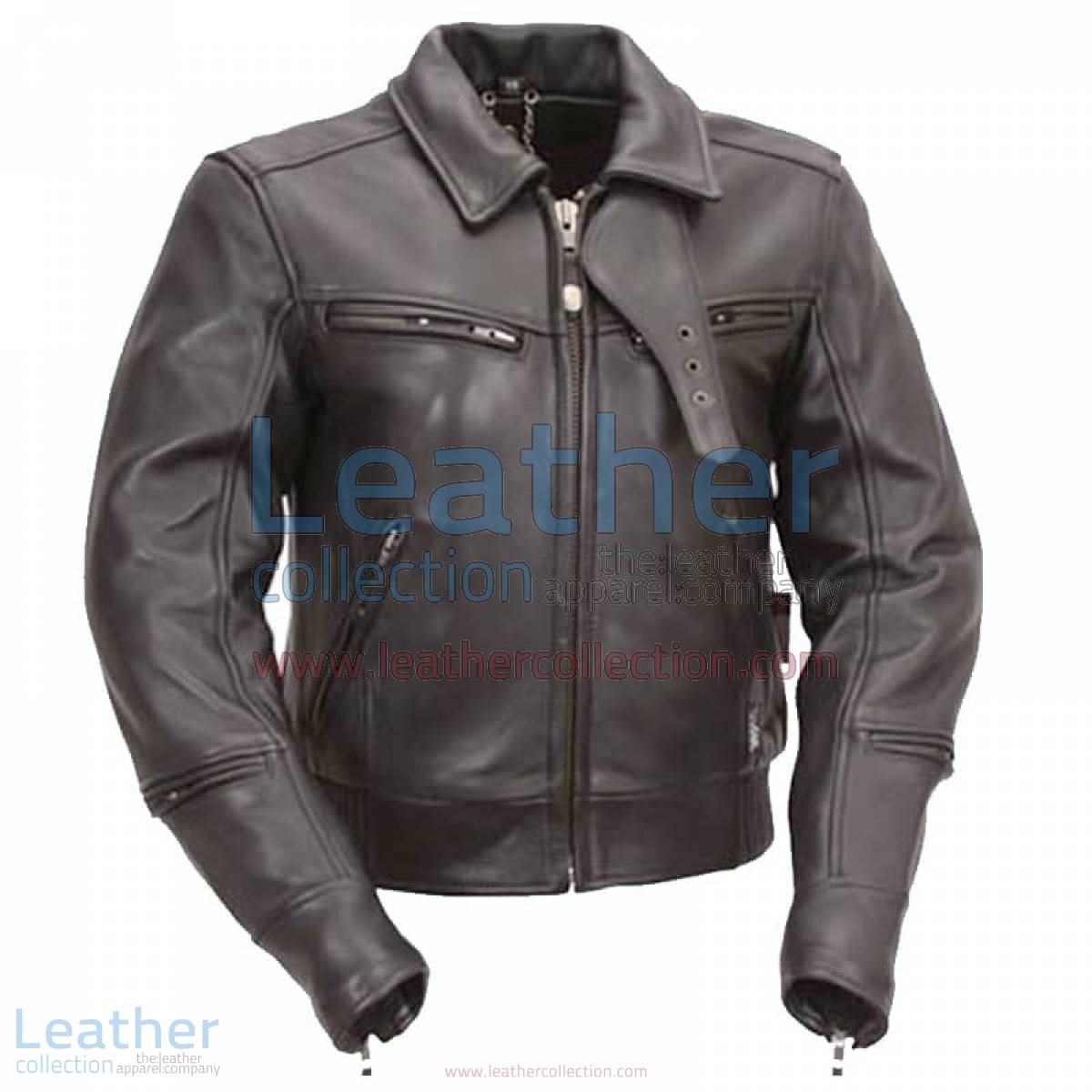 Bronson Hybrid Premium Naked Leather Biker Jacket | premium leather jacket