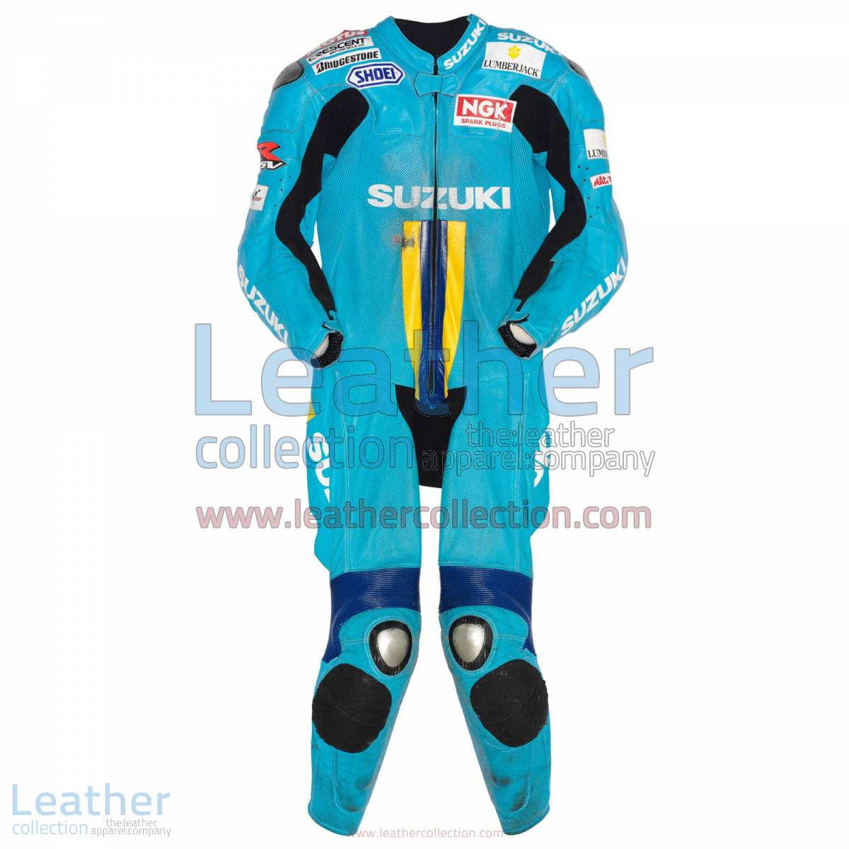 Chris Vermeulen Suzuki MotoGP 2007 Leather Suit | suzuki suit