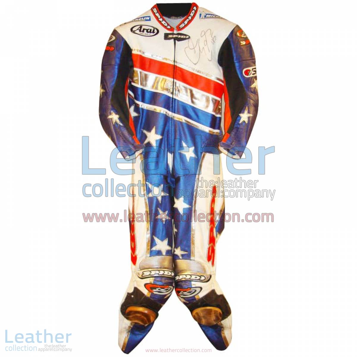 Colin Edwards Aprilia Leathers 2003 MotoGP Pre-season | aprilia leathers