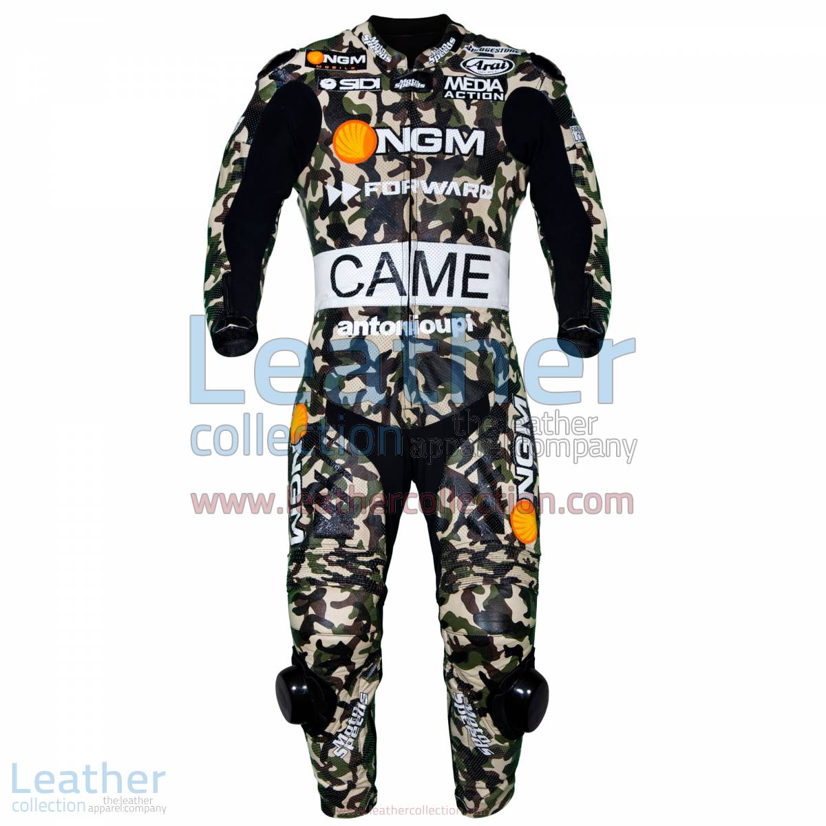 Colin Edwards Camo MotoGP 2014 Race Suit | Colin Edwards Camo MotoGP 2014 Race Suit
