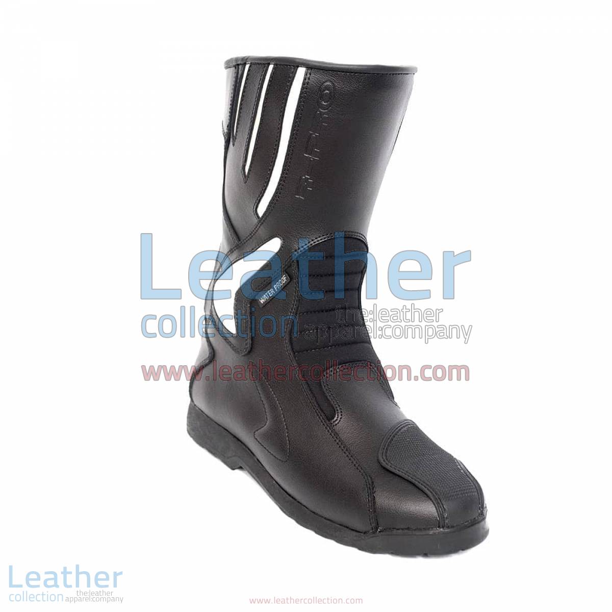 Crescent Leather Moto Boots | leather moto boots