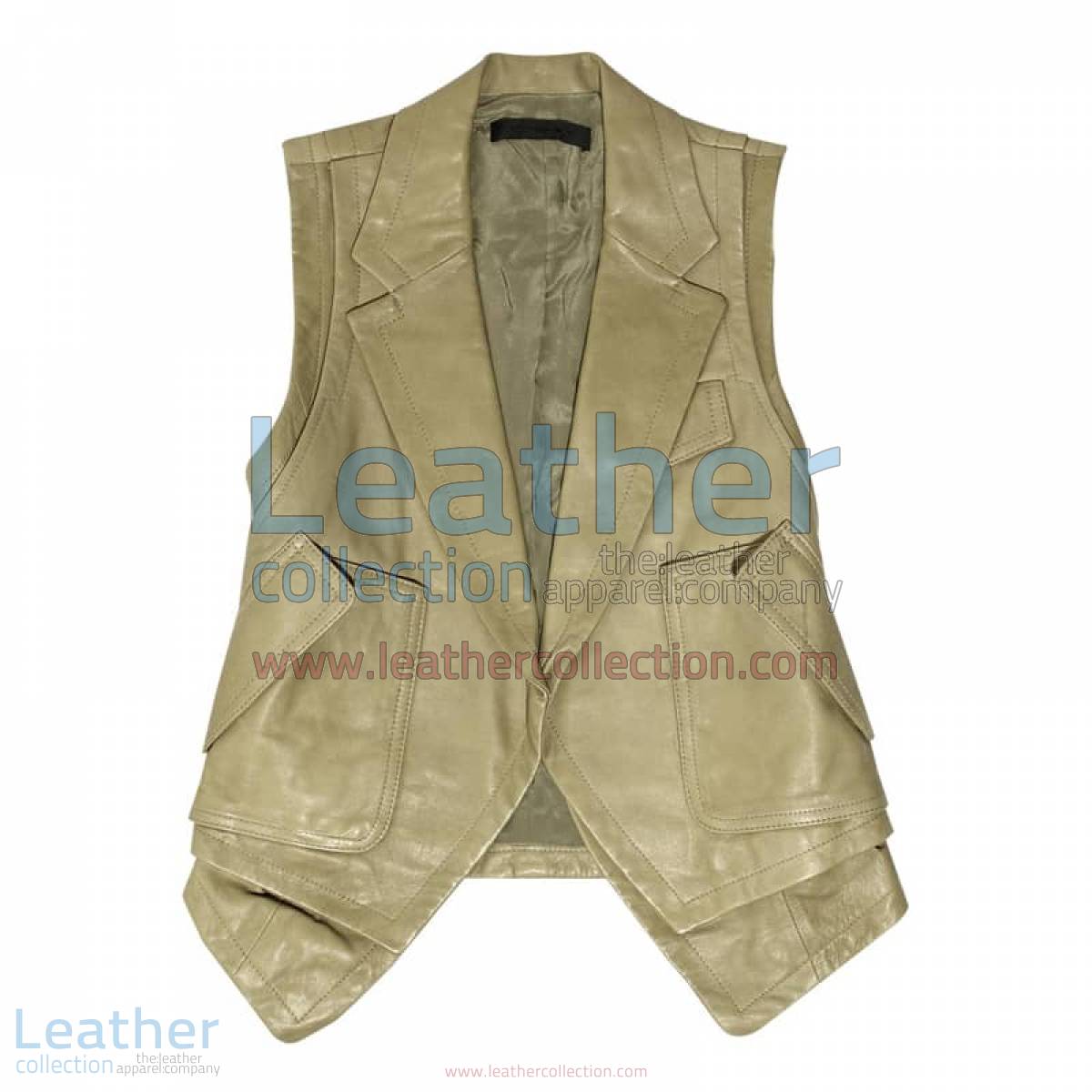 Fashion Leather Vest Coat | leather vest coat