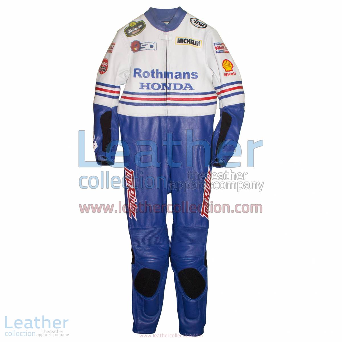 Freddie Spencer Rothmans Honda GP 1986 Leather Suit | rothmans honda