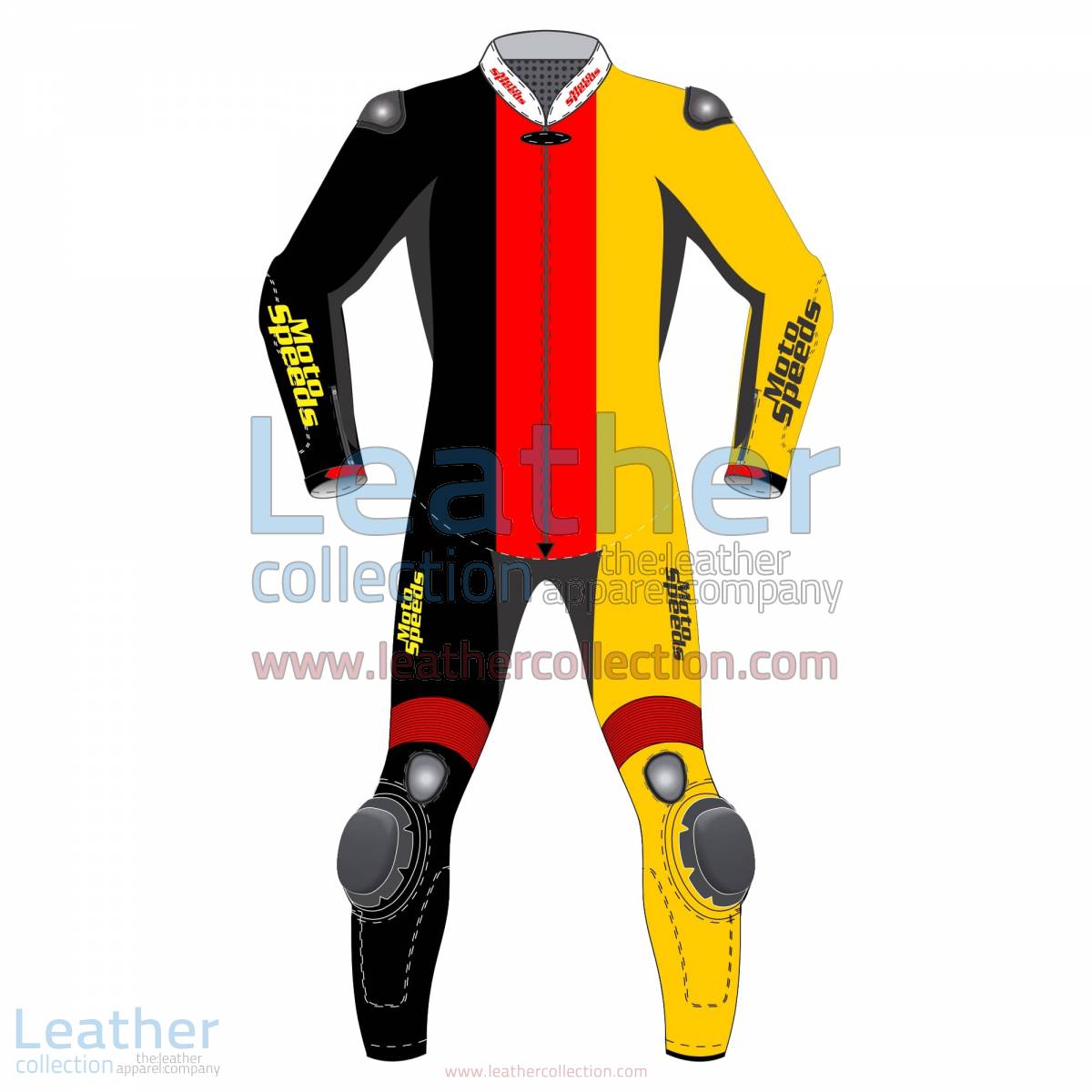 Germany Vertical Flag Motorcycle Suit | motorcycle suit