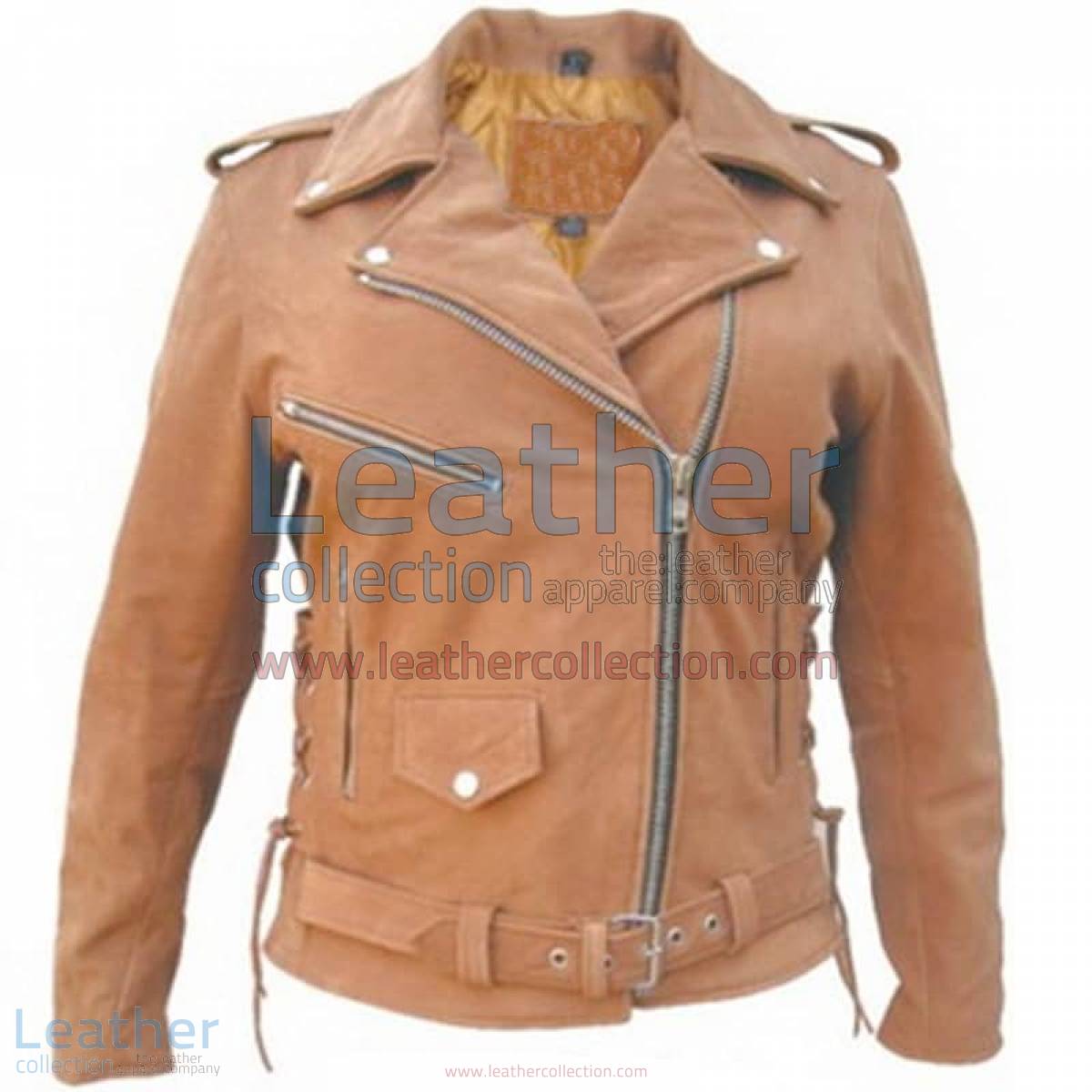 Ladies Brown Motorcycle Jacket | ladies brown motorcycle jacket