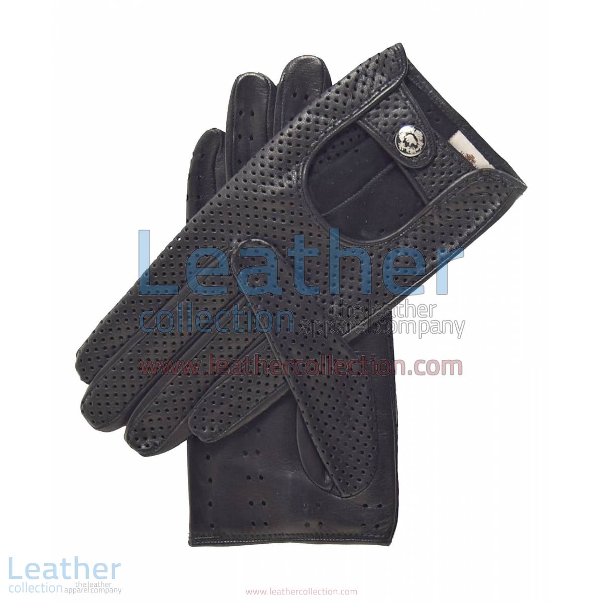 Ladies Summer Ventilated Black Driving Gloves | summer driving gloves
