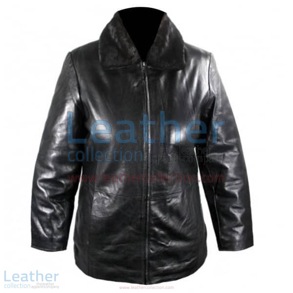 Leather Jacket With Fur Collar | leather jacket with fur collar