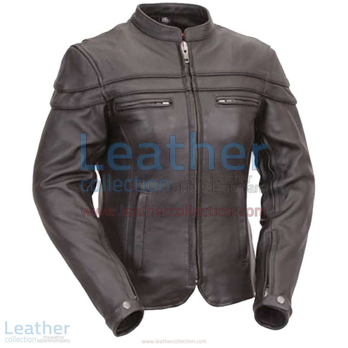 Leather Rider Touring Jacket with Sleeve & Pocket Vents | leather touring jacket