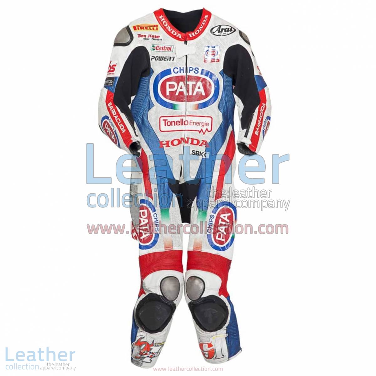 Leon Haslam Honda Motogp 2014 Racing Suit | Honda racing suit