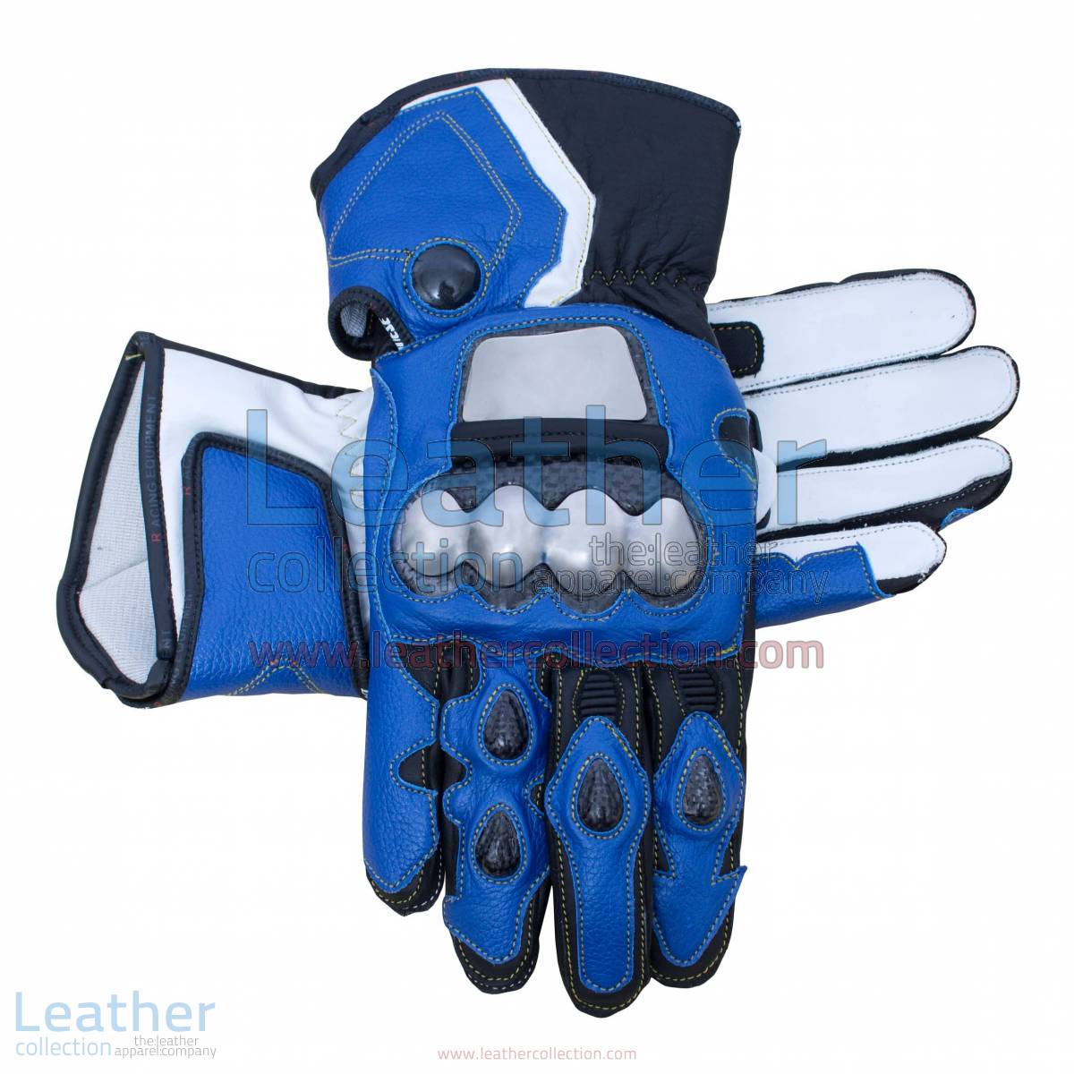 Leon Haslam Motorbike Riding Leather Gloves | motorcycle leather gloves