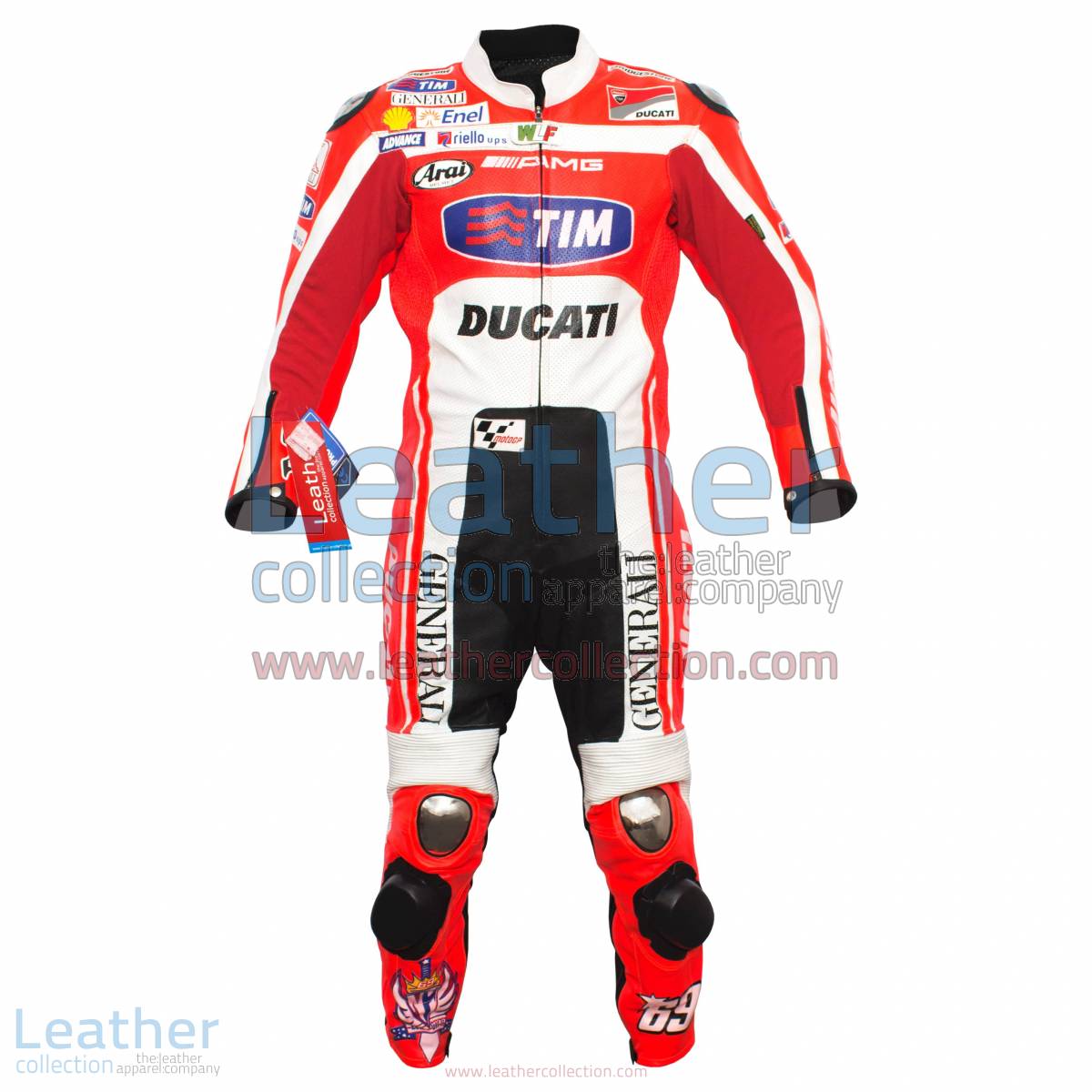 Nicky Hayden Ducati MotoGP 2012 Race Leather Suit | ducati leather suit