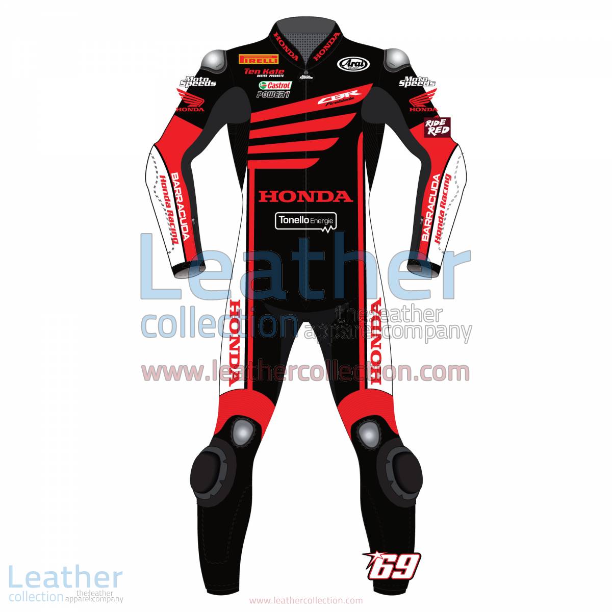Nicky Hayden WSBK Winter Test Honda 2015 Motorcycle Suit | Nicky Hayden WSBK Winter Test Honda 2015 Motorcycle Suit