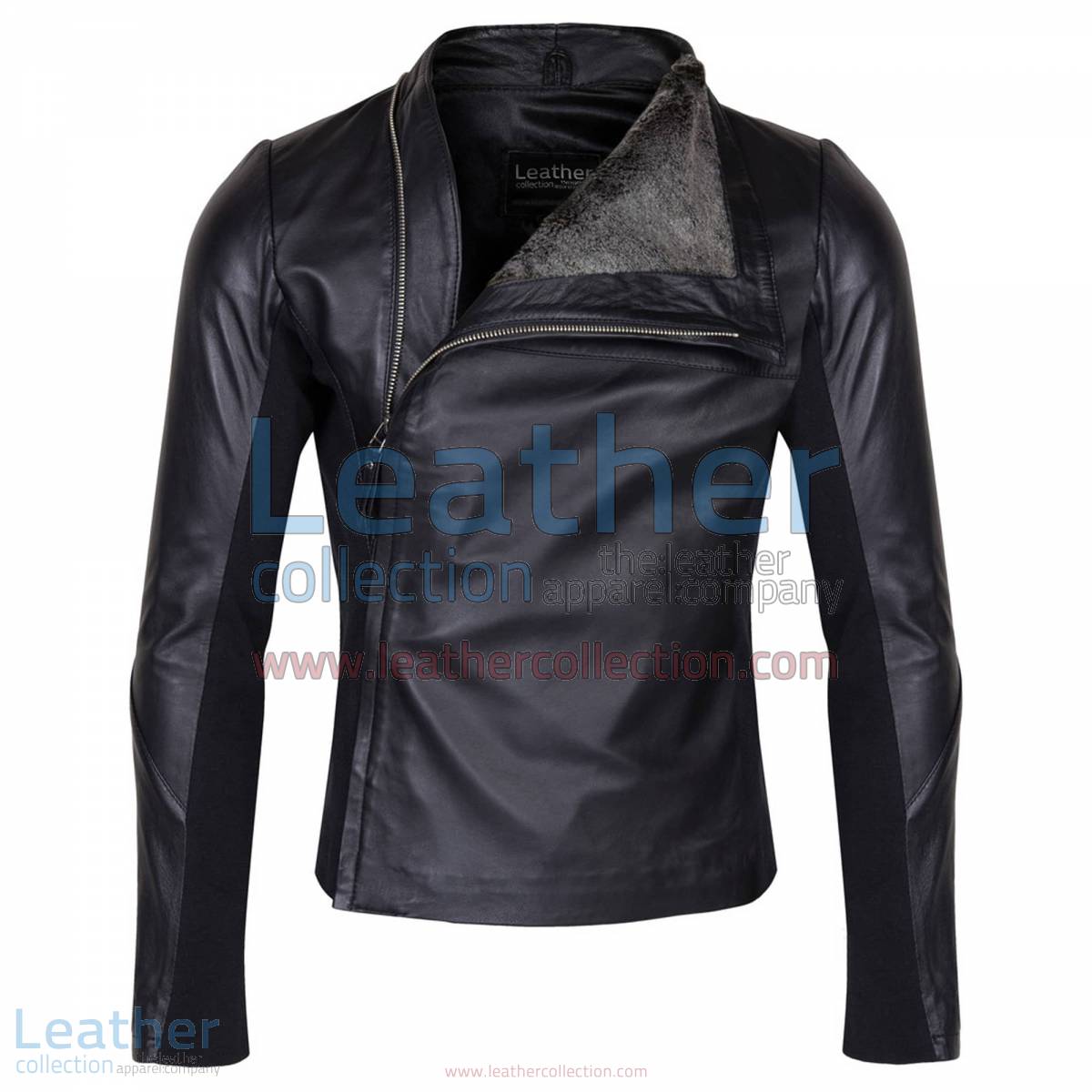 Slim & Smart Leather Jacket with Fur Lining | jacket with fur lining