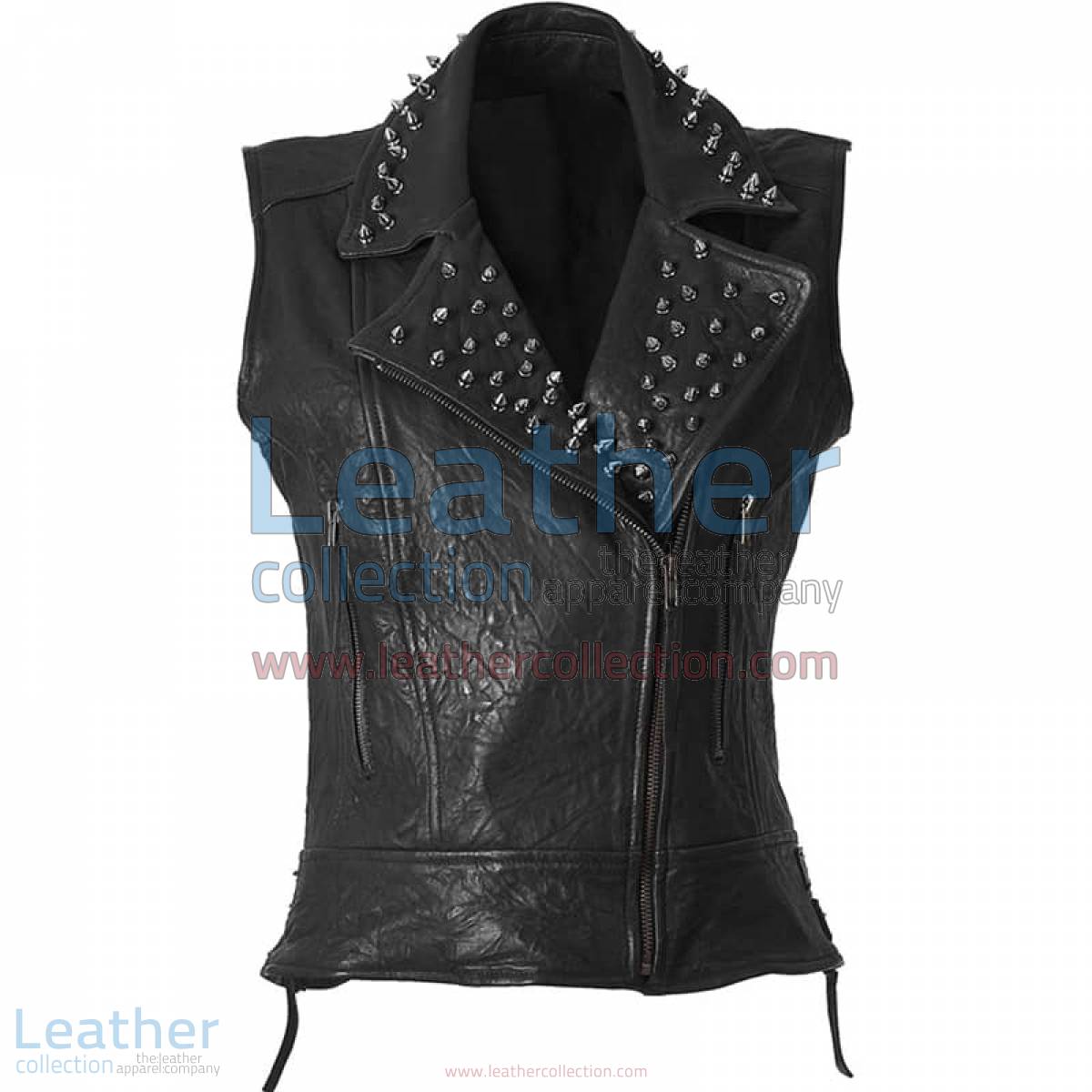 Spiked Fashion Leather Vest | spiked leather vest