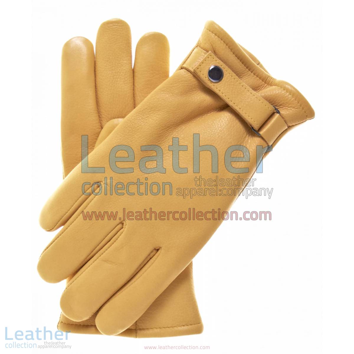 Tan Tough Leather Gloves with Thinsulate Lining | tough gloves