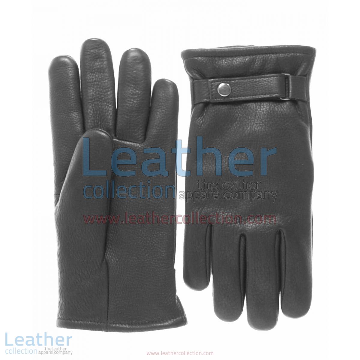 Tough Leather Gloves Black with Thinsulate Lining | tough gloves