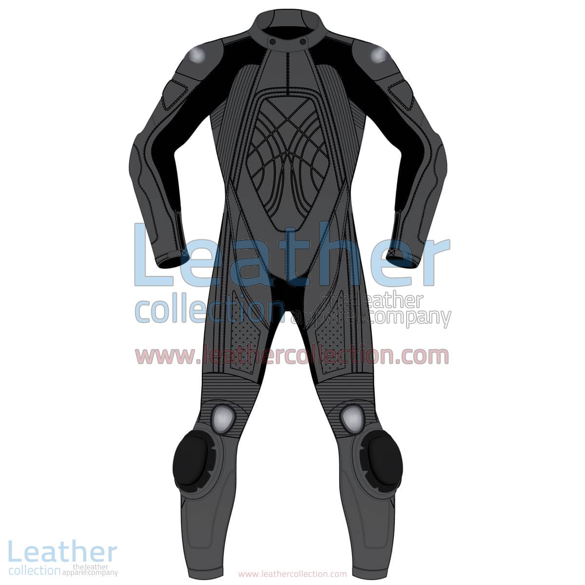 Uni Color One-Piece Motorbike Leather Suit for Men | Uni Color One-Piece motorcycle Men Leather Suit