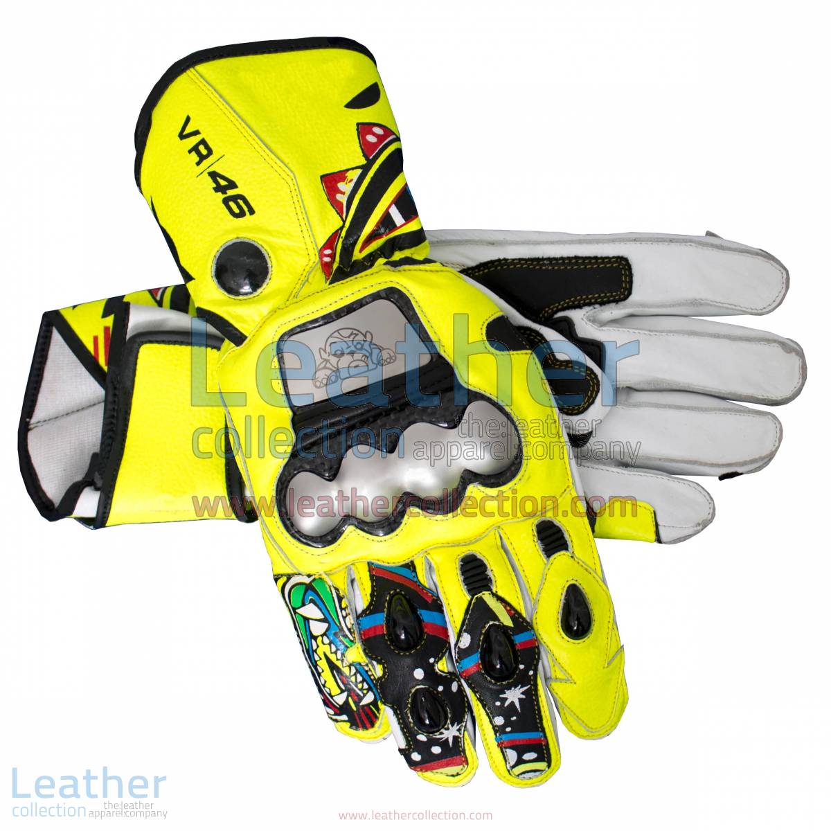 Valentino Rossi 2010 Motorcycle Gloves | valentino rossi gloves