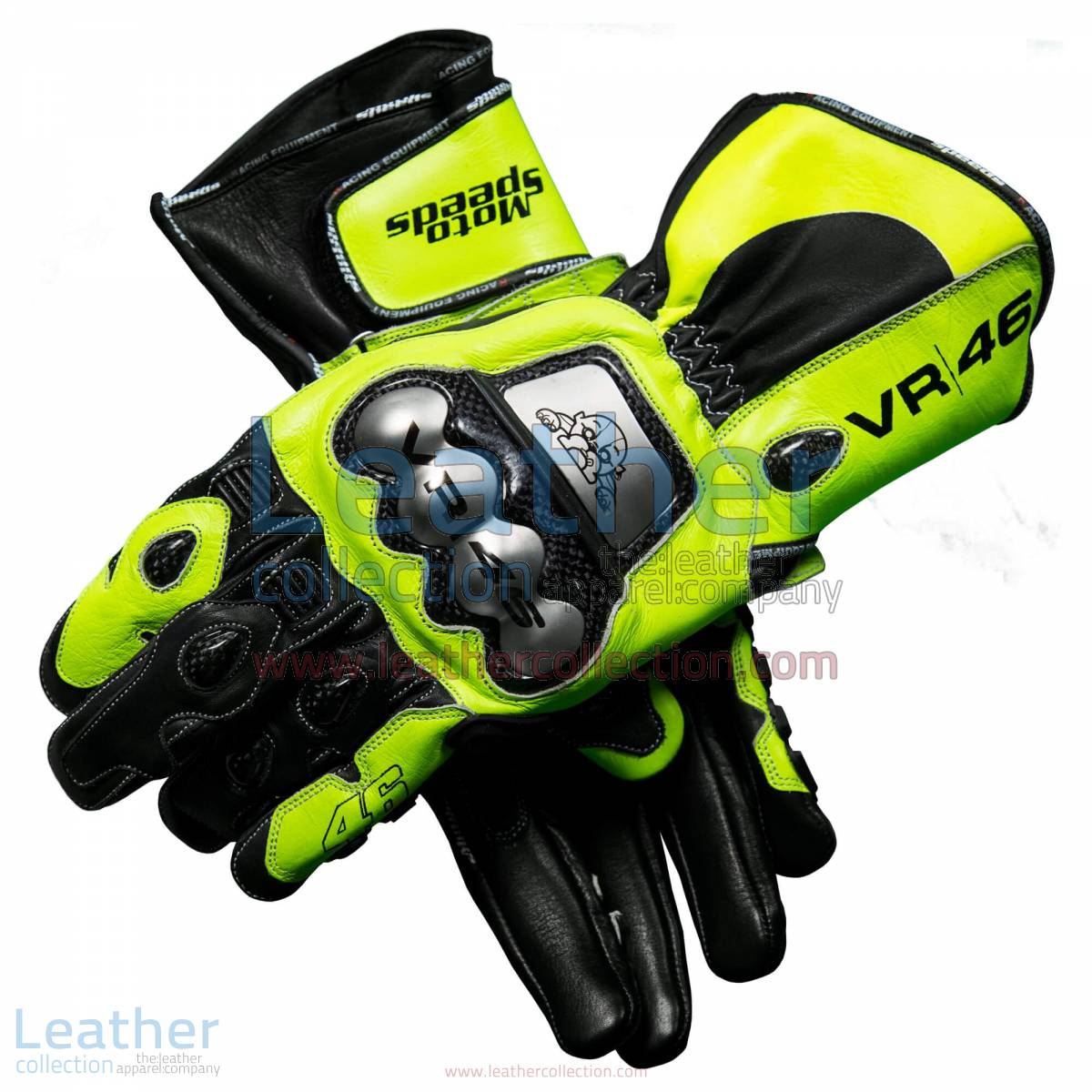 Valentino Rossi 2018 MotoGP Leather Gloves | Valentino Rossi 2018 MotoGP Leather Gloves
