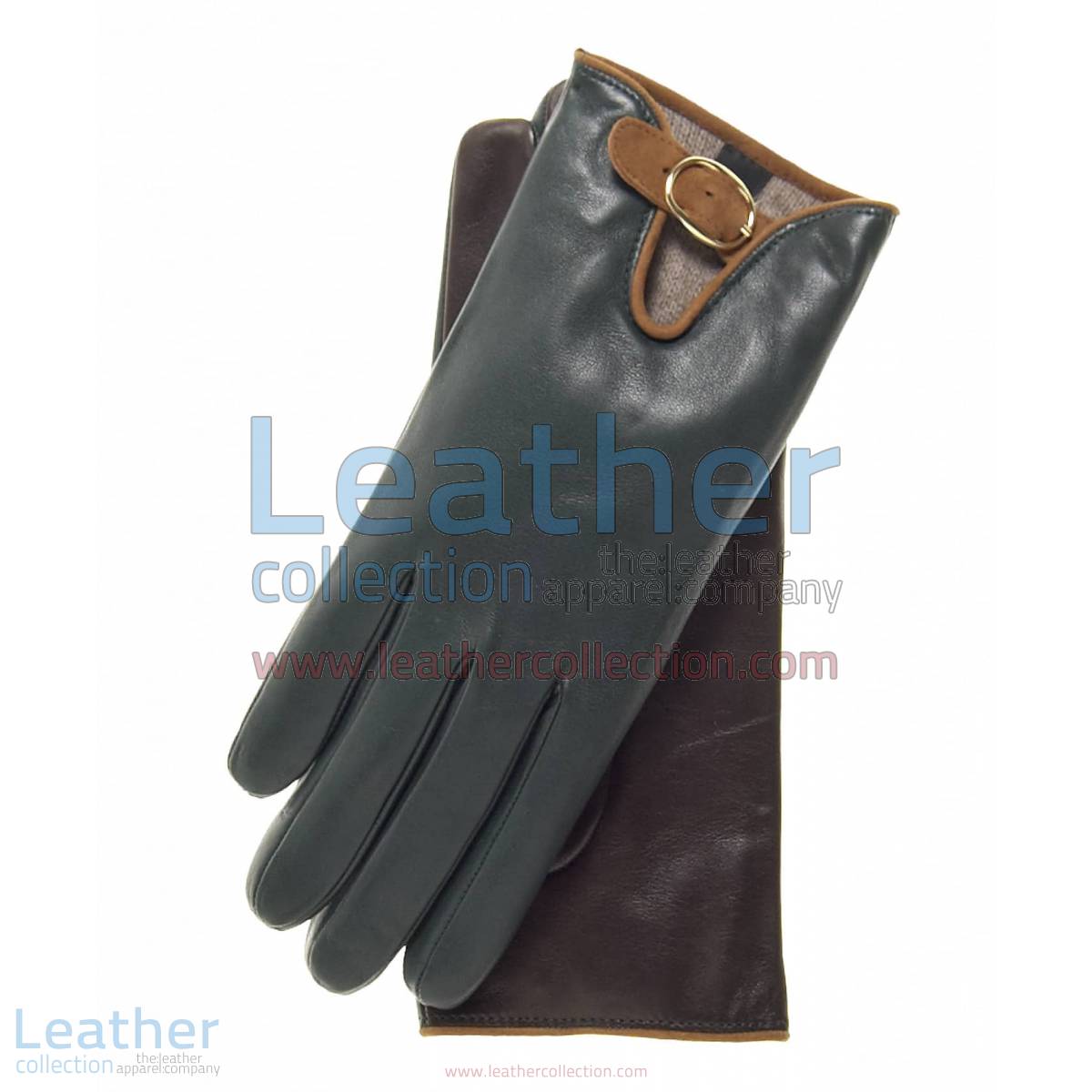 Wool Lined Buckled Gloves for Ladies | wool lined gloves