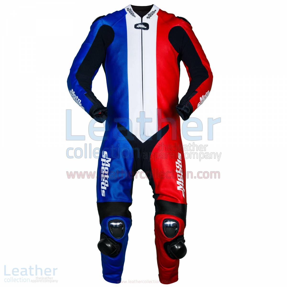 France Flag Motorbike Race Leathers