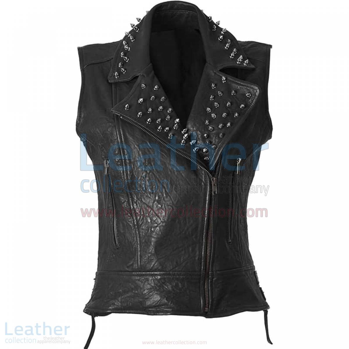 Spiked Fashion Leather Vest