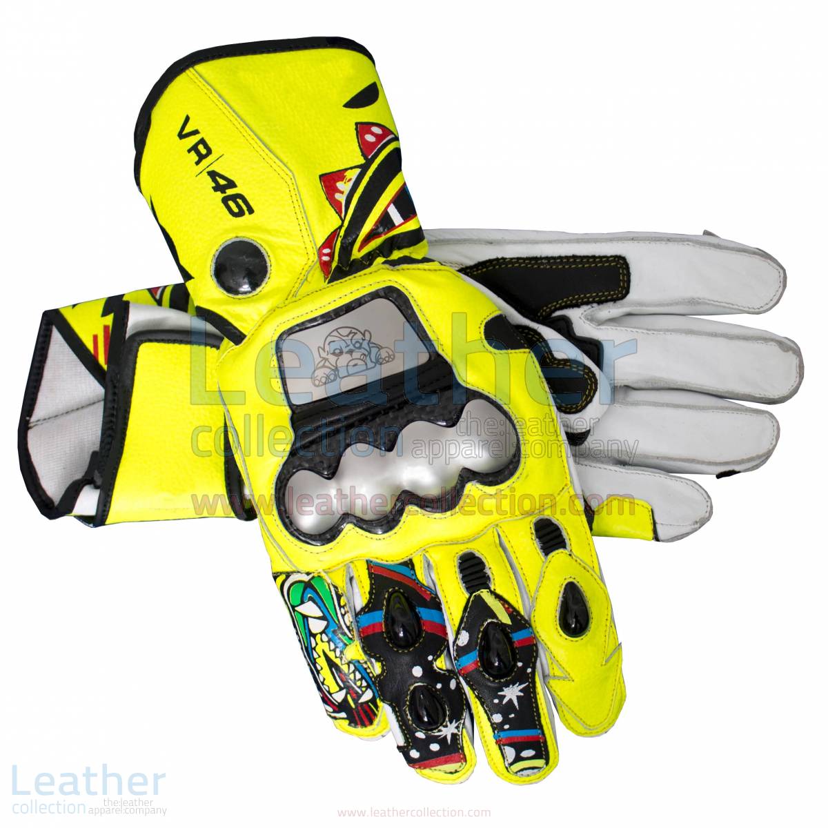 valentino rossi 2010 motorcycle gloves