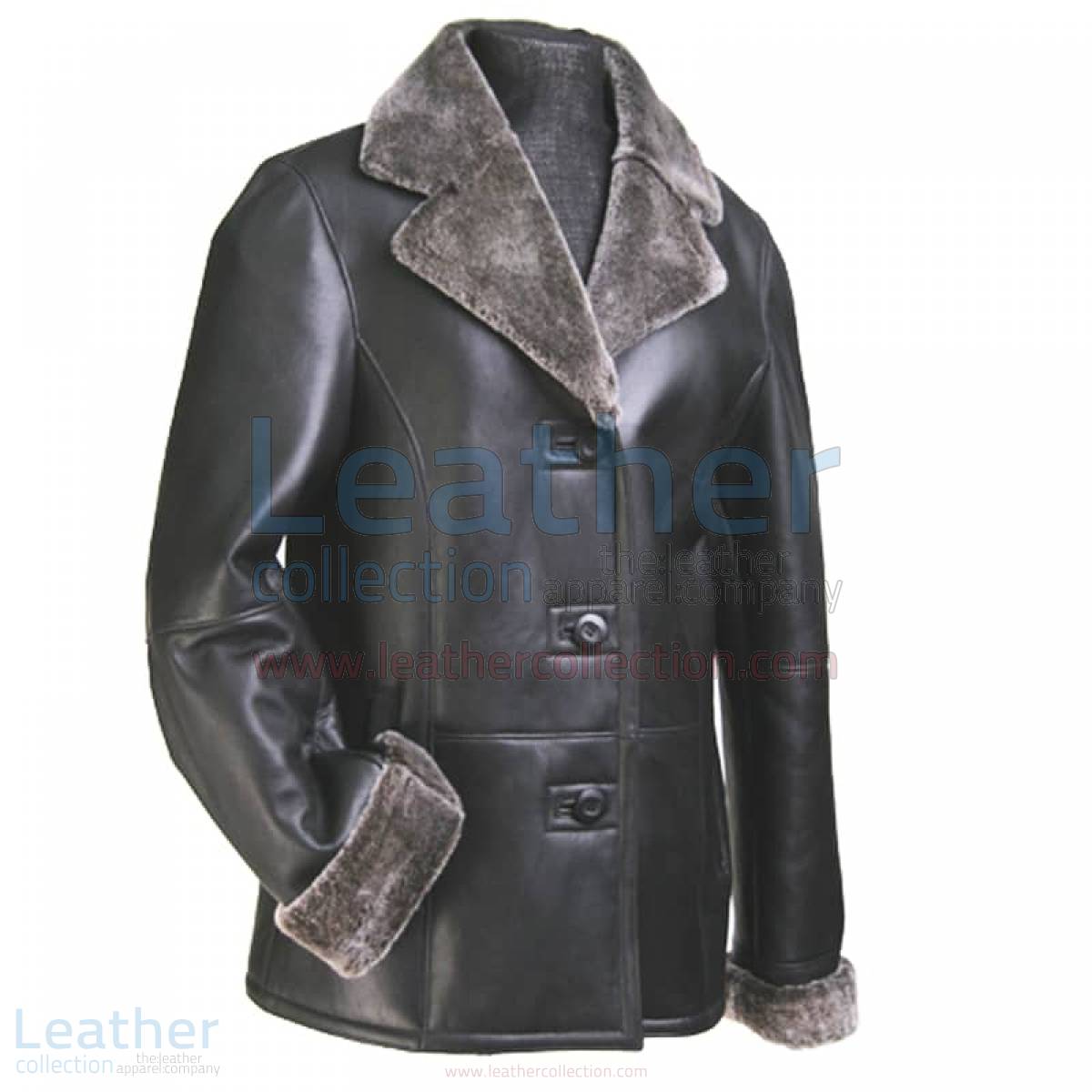 leather blazer womens