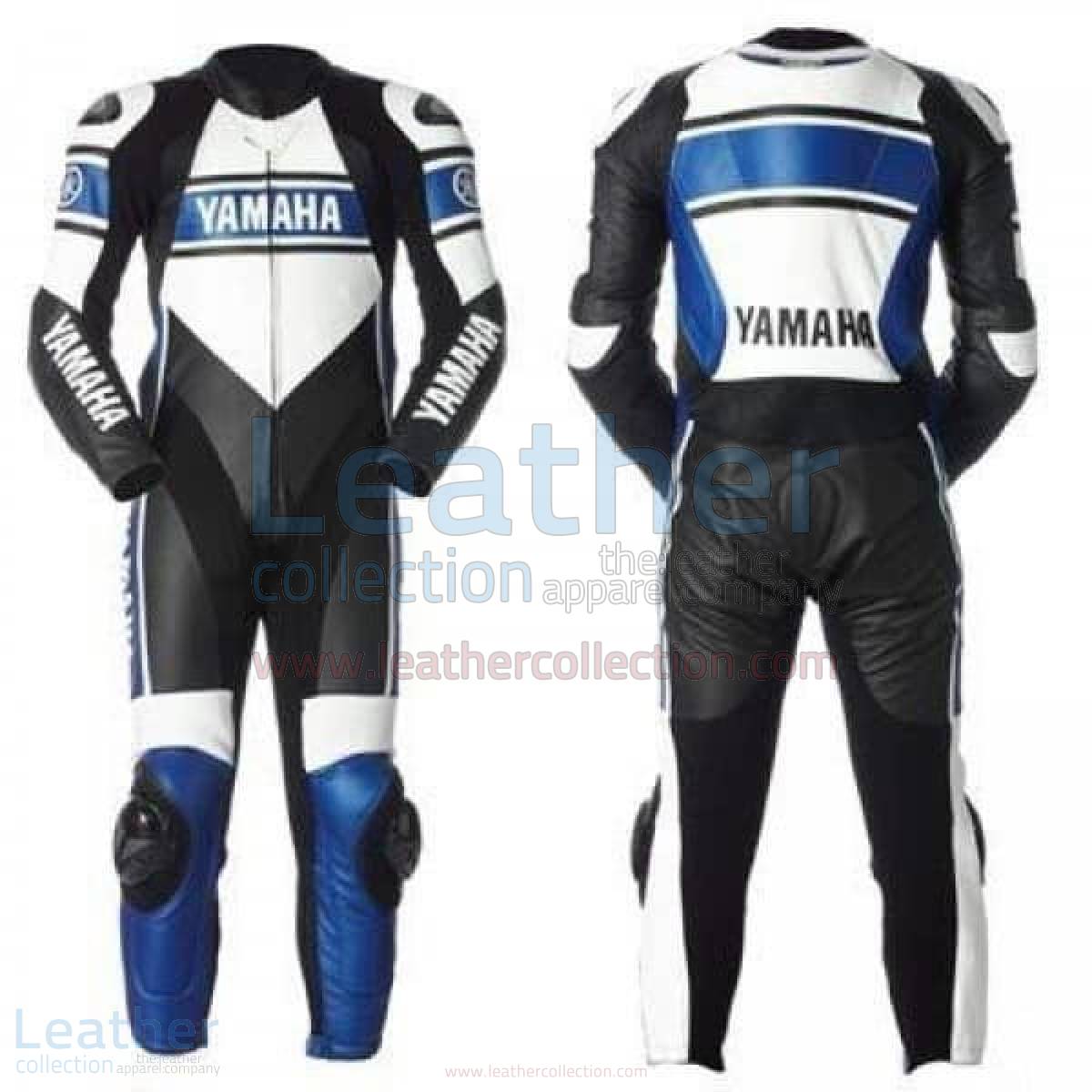 Yamaha Motorcycle Leather Suit Blue